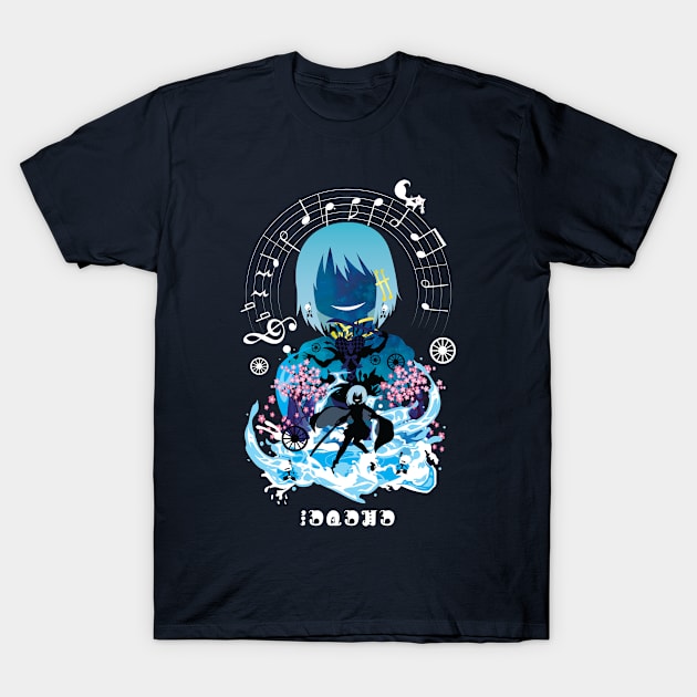 Sayaka Negative Space T-Shirt by SwensonaDesigns